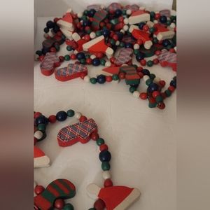 Festive Holiday Garland with Red and Green Accents